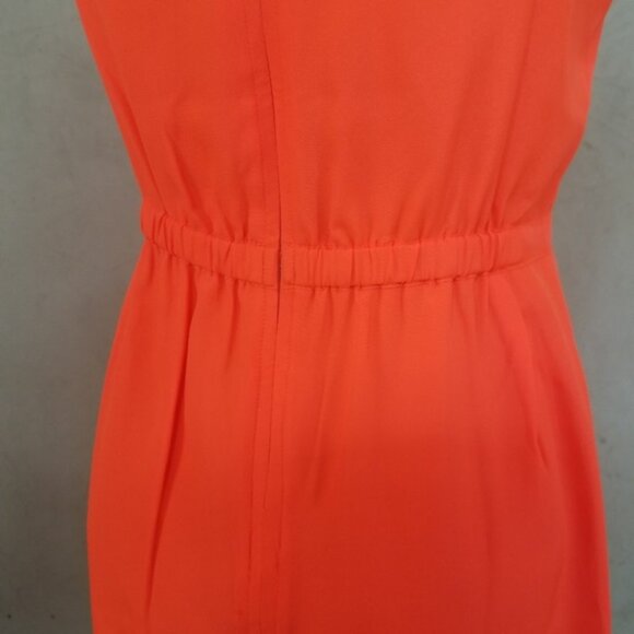 NWT J.Crew orange dress women's size 0 (F4-8) - Picture 5 of 8
